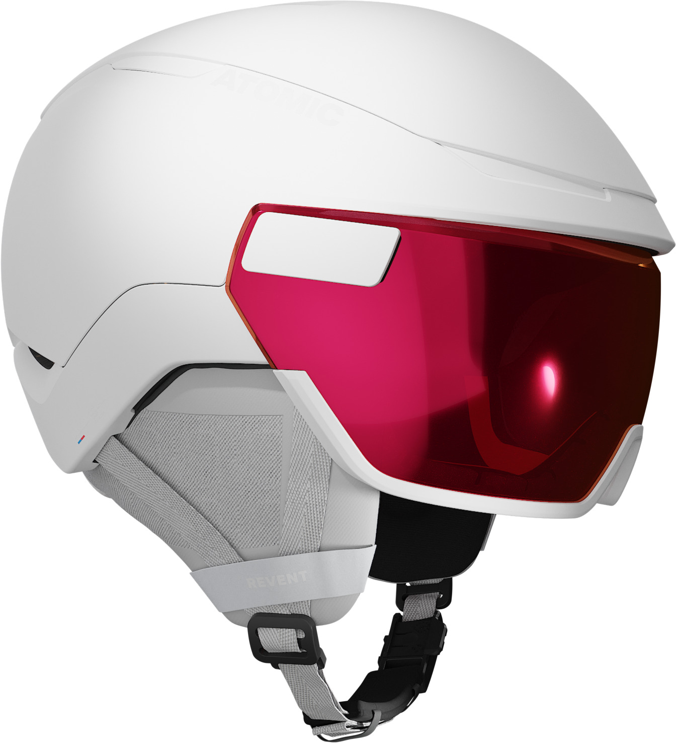 Atomic REVENT GT AMID VISOR HD White Größe 51-55 Skihelm