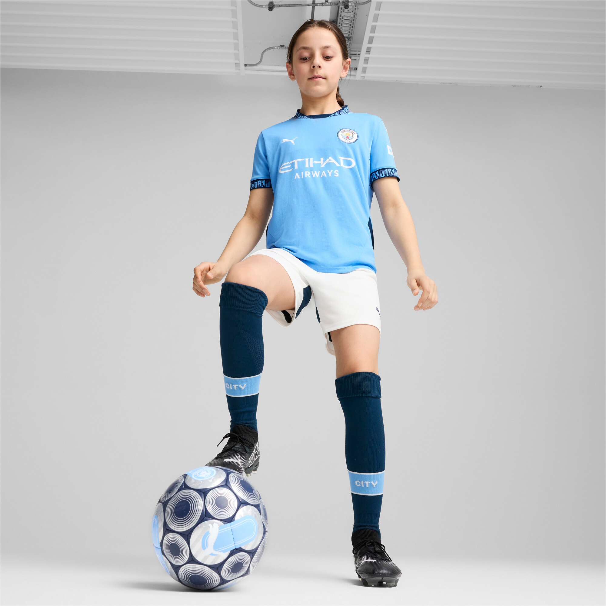 Manchester City 24/25 Heimtrikot Teenager