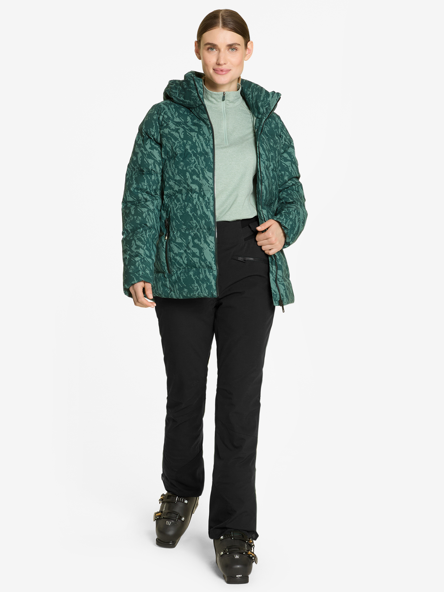 Ziener TILLA lady (pants ski) Damen Skihose Kurzlänge