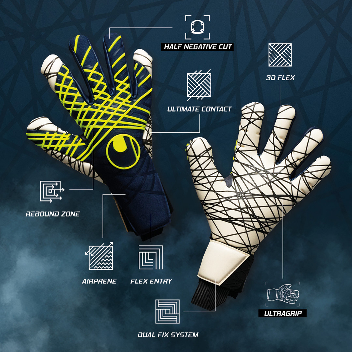 Uhlsport Prediction Ultragrip HN Torwarthandschuhe