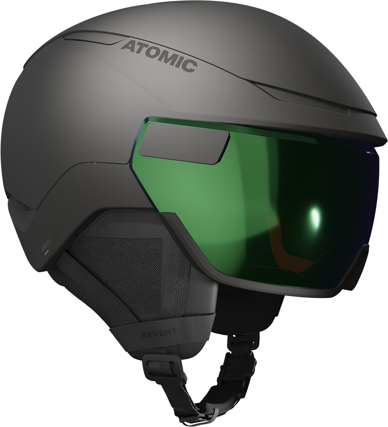 Atomic REVENT GT AMID VISOR HD Black Größe 51-55 Skihelm