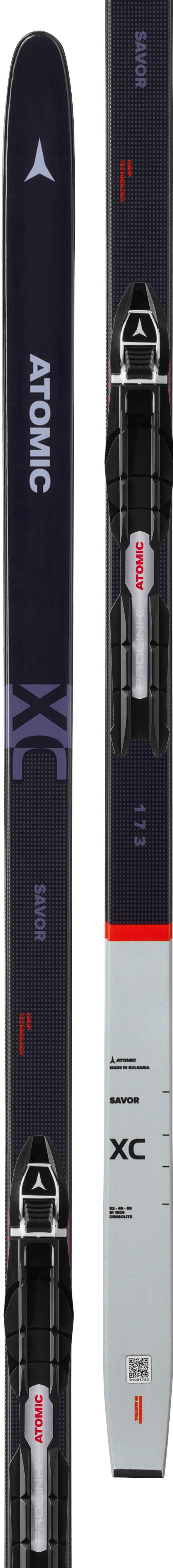 Atomic SAVOR XC GRIP + PA Blue/Gy/Red 193cm Langlauf Ski